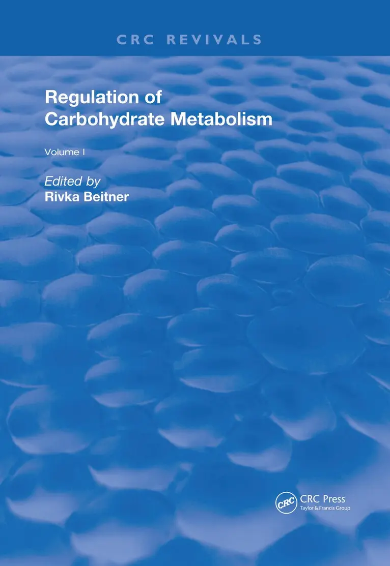 Rivka Beitner - Regulation of Carbohydrate Metabolism(1985), Inbunden. Tillgänglighet: Lägg i varukorg