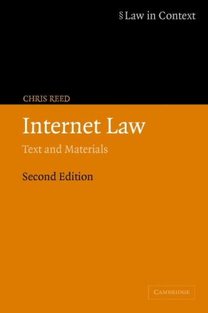 Chris Reed - Internet Law, E-bok