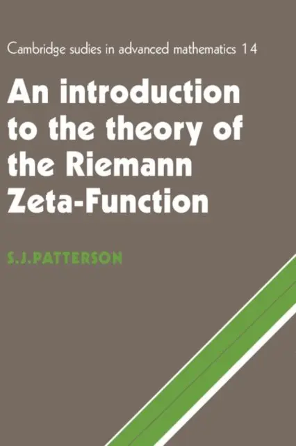 S. J. Patterson - Introduction to the Theory of the Riemann Zeta-Function, E-bok. Tillgänglighet: Lägg i varukorg
