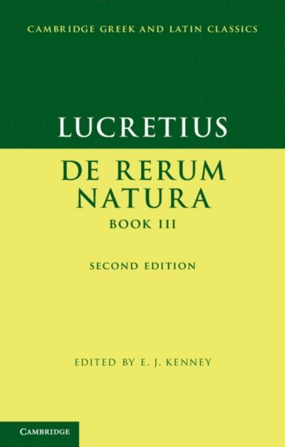 Lucretius, E. J. Kenney - Lucretius: De Rerum NaturaBook III, E-bok