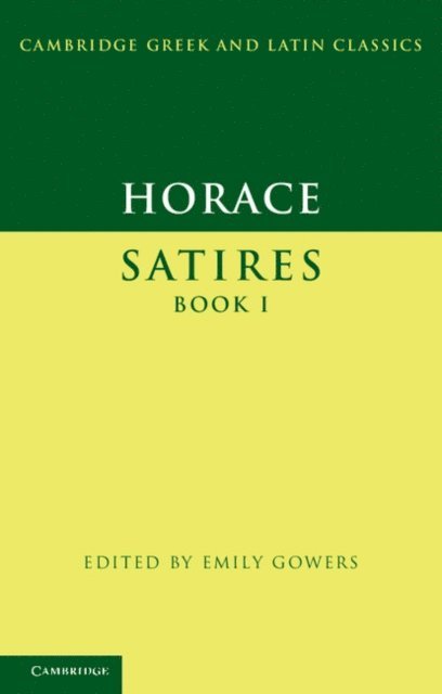 Horace, Emily Gowers - Horace: Satires Book I, E-bok
