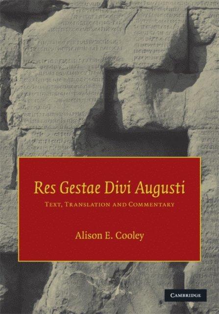 Alison E. Cooley, Augustus - Res Gestae Divi Augusti, E-bok