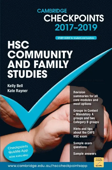 Kate Rayner, Kelly Bell - Rayner, K: Cambridge Checkpoints HSC Community and Family St, Häftad. Tillgänglighet: Tillfälligt slut