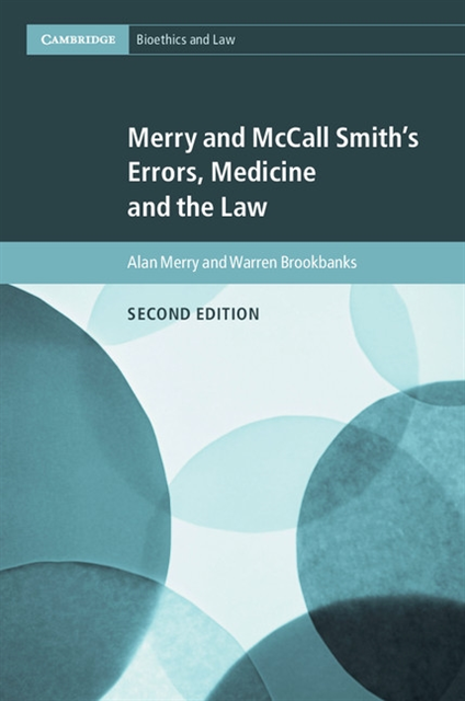 Warren Brookbanks, Alan Merry - Merry and McCall Smith's Errors, Medicine and the Law, E-bok