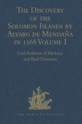 Discovery of the Solomon Islands by Alvaro de Mendana in 1568