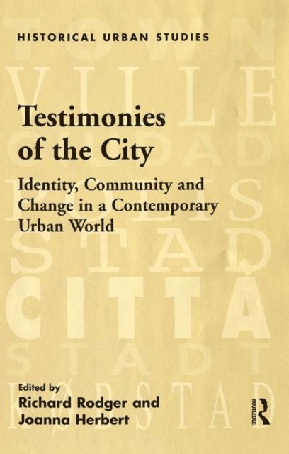 Joanna Herbert, Richard Rodger - Testimonies of the City, E-bok