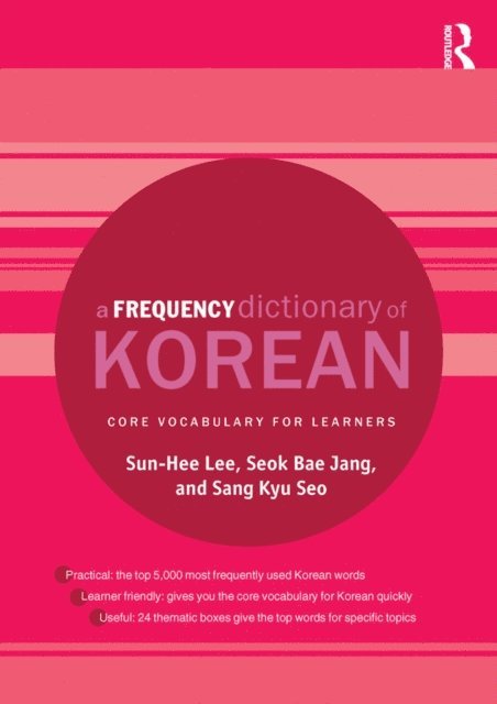 Sang Kyu Seo, Seok Bae Jang, Sun-Hee Lee - Frequency Dictionary of Korean, E-bok