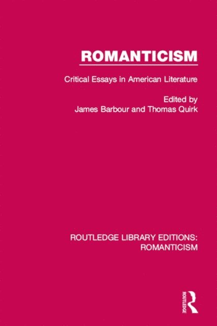 Thomas Quirk, James Barbour - Romanticism, E-bok