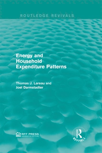 Joel Darmstadter, Thomas J. Lareau - Energy and Household Expenditure Patterns, E-bok