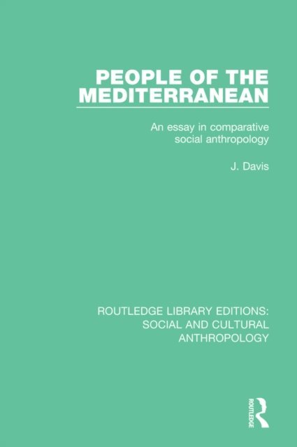 J. Davis - People of the Mediterranean, E-bok