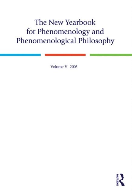 Steven Crowell, Burt Hopkins - New Yearbook for Phenomenology and Phenomenological Philosophy, E-bok