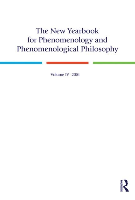 Steven Crowell, Burt Hopkins - New Yearbook for Phenomenology and Phenomenological Philosophy, E-bok