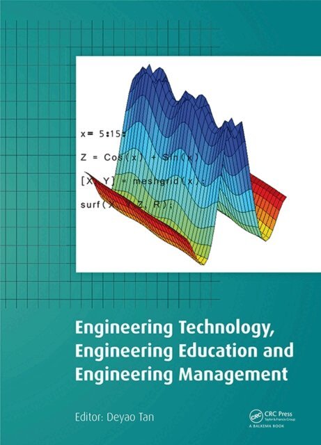 Deyao Tan - Engineering Technology, Engineering Education and Engineering Management, E-bok. Tillgänglighet: Lägg i varukorg