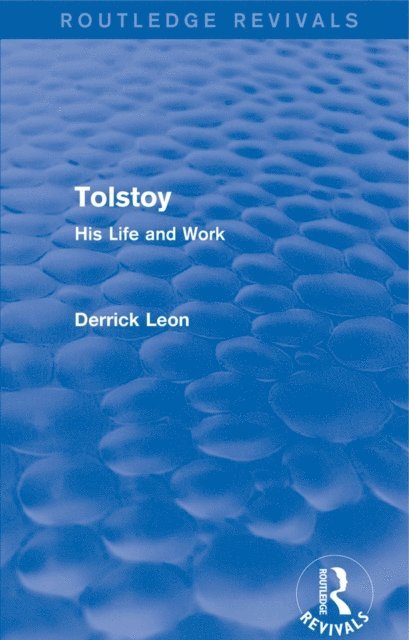 Derrick Leon - Tolstoy (Routledge Revivals), E-bok