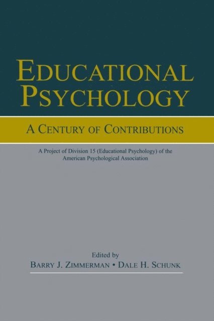 Dale H. Schunk, Barry J. Zimmerman - Educational Psychology, E-bok