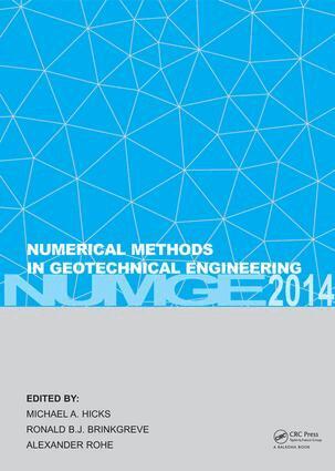 Michael A. Hicks, Ronald B.J. Brinkgreve, Alexander Rohe - Numerical Methods in Geotechnical Engineering, E-bok