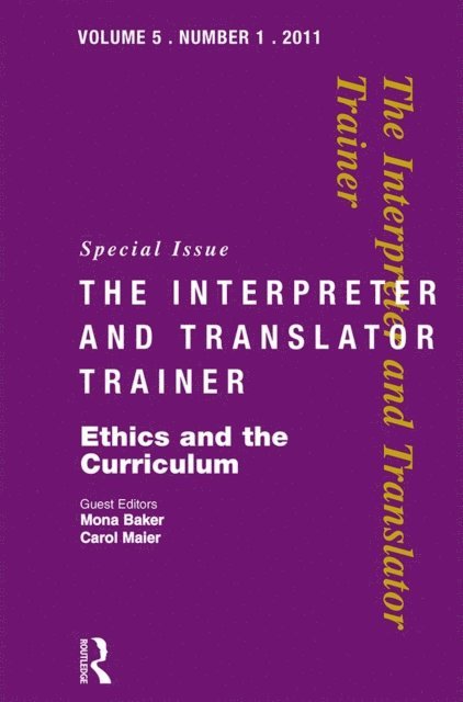 Carol Maier, Mona Baker - Ethics and the Curriculum, E-bok