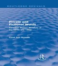 Private and Fictional Words (Routledge Revivals)