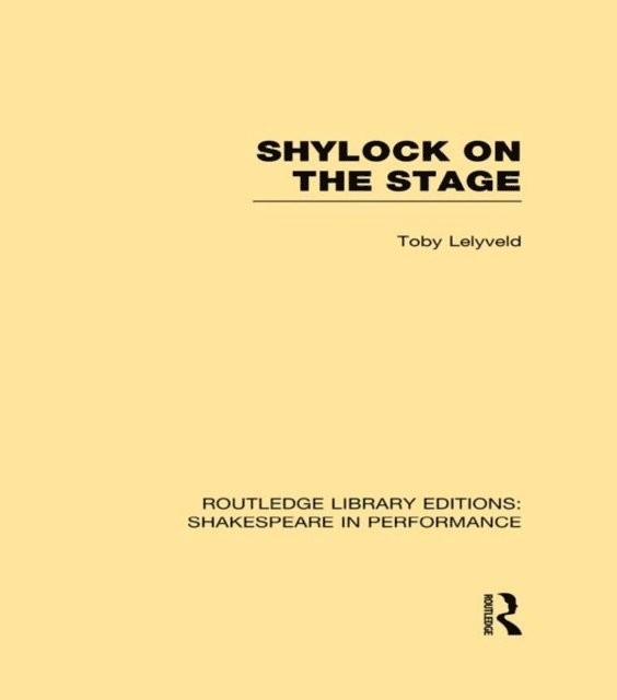 Toby Lelyveld - Shylock on the Stage, E-bok