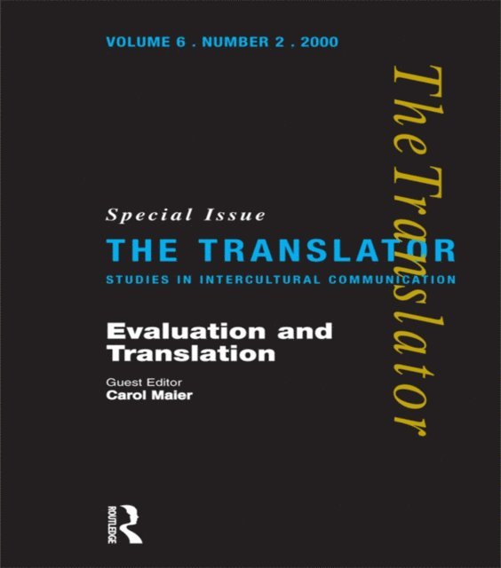 Carol Maier - Evaluation and Translation, E-bok