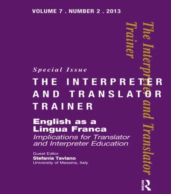 Stefania Taviano - English as a Lingua Franca, E-bok