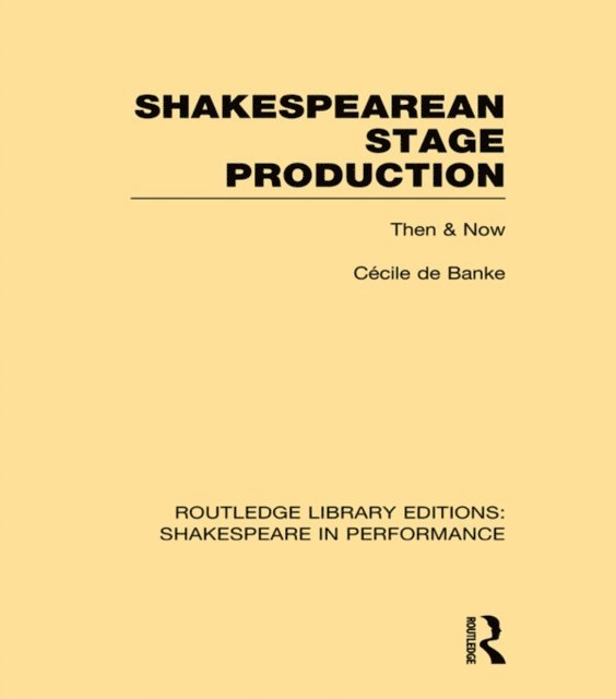 Cecile de Banke - Shakespearean Stage Production, E-bok. Tillgänglighet: Lägg i varukorg