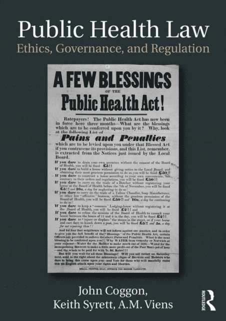 A. M. Viens, Keith Syrett, John Coggon - Public Health Law, E-bok