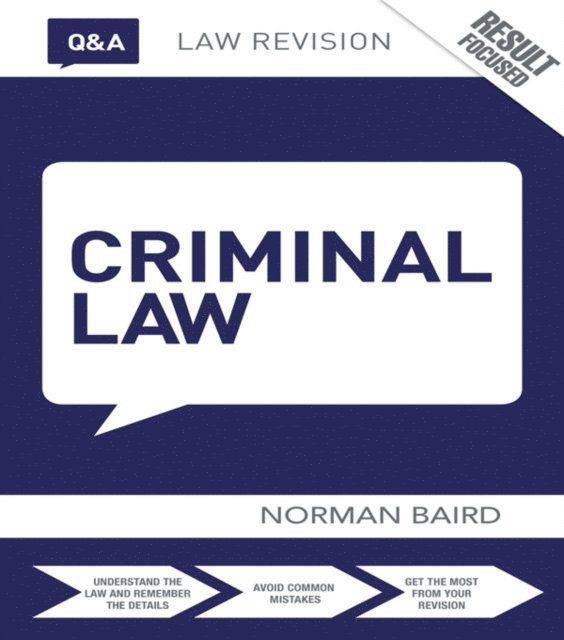 Norman Baird - Q&A Criminal Law, E-bok