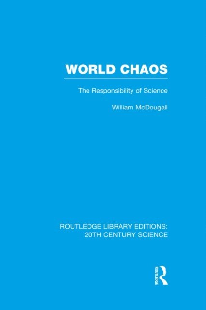William McDougall - World Chaos, E-bok