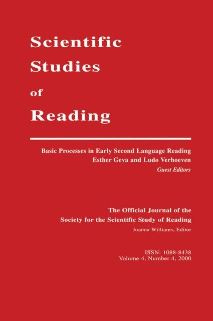 Ludo Verhoeven, Esther Geva - Basic Processes in Early Second Language Reading, E-bok