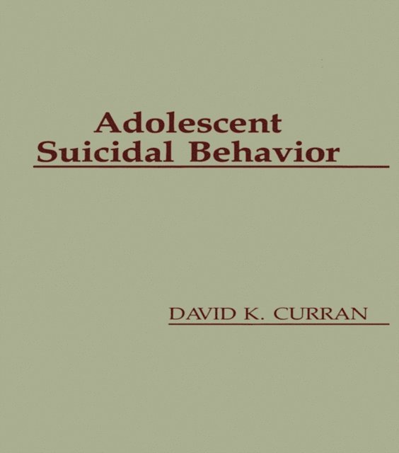 Adolescent Suicidal Behavior