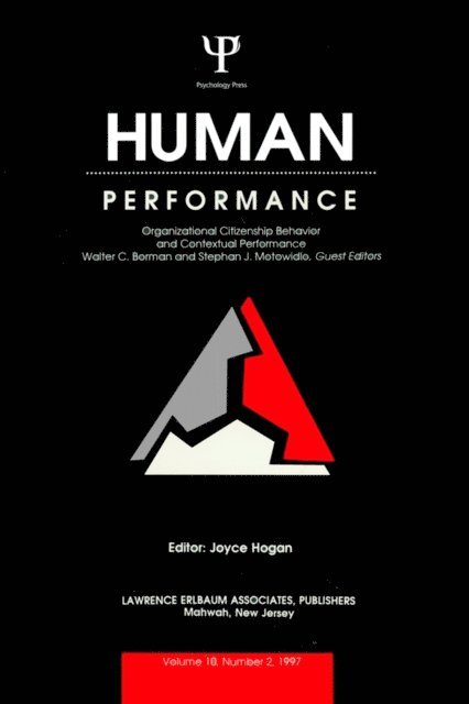 Stephan J. Motowidlo, Walter C. Borman - Organizational Citizenship Behavior and Contextual Performance, E-bok