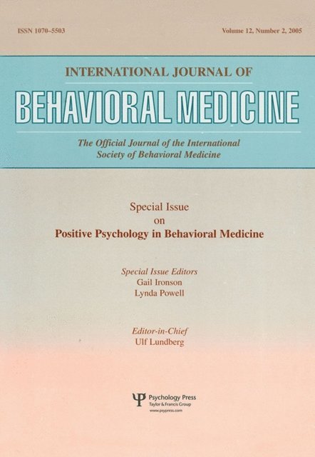 Lynda H. Powell, Gail Ironson - Exploration of the Health Benefits of Factors That Help Us to Thrive, E-bok