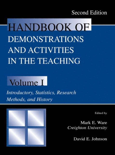 David E. Johnson, Mark E. Ware - Handbook of Demonstrations and Activities in the Teaching of Psychology, E-bok