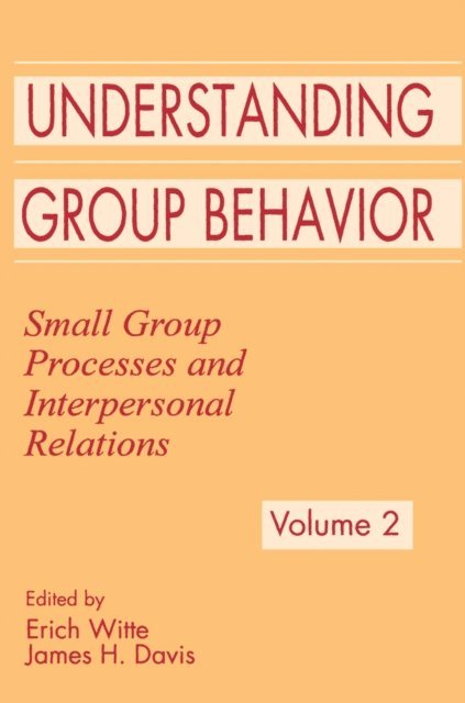 James H. Davis, Erich H. Witte - Understanding Group Behavior, E-bok