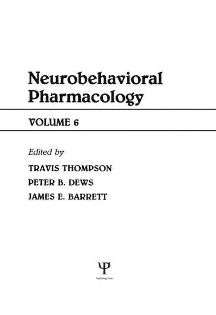J. E. Barrett, P. B. Dews, T. Thompson - Advances in Behavioral Pharmacology, E-bok. Tillgänglighet: Lägg i varukorg