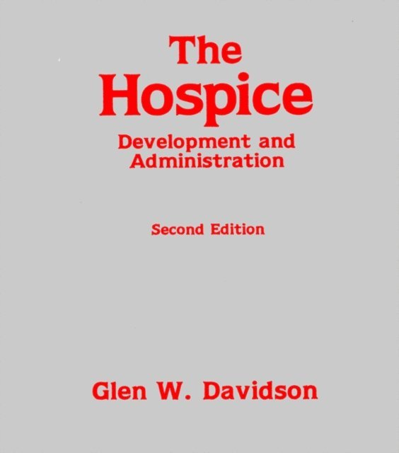 Glen Davidson - Hospice, E-bok