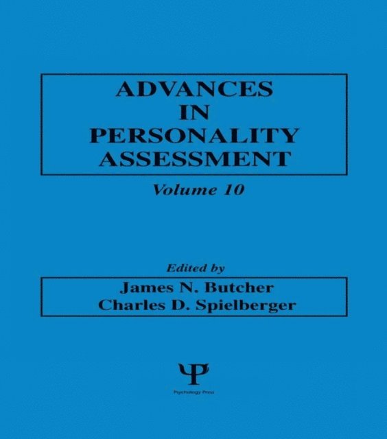 Charles D. Spielberger, James N. Butcher - Advances in Personality Assessment, E-bok