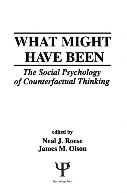 James M. Olson, Neal J. Roese - What Might Have Been, E-bok