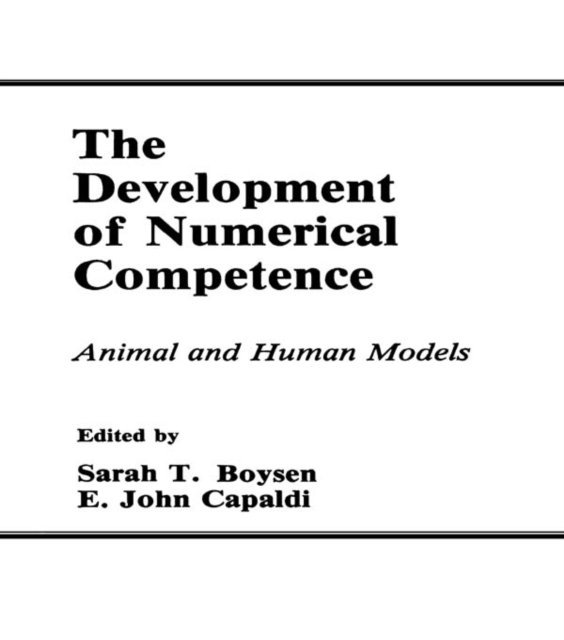 E. John Capaldi, Sarah T. Boysen - Development of Numerical Competence, E-bok