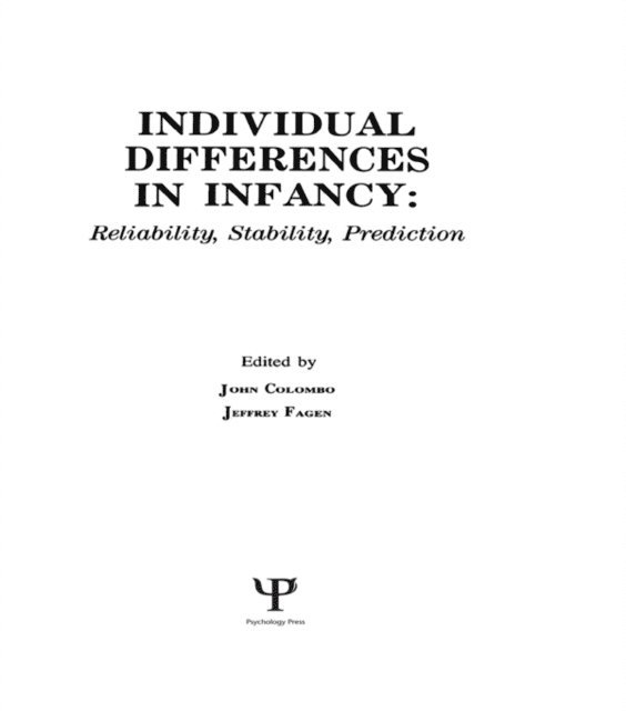 Jeffrey Fagen, John Colombo - individual Differences in infancy, E-bok
