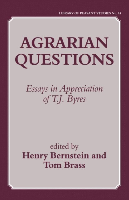 Tom Brass, Henry Bernstein - Agrarian Questions, E-bok