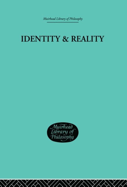 Emile Meyerson - Identity & Reality, E-bok