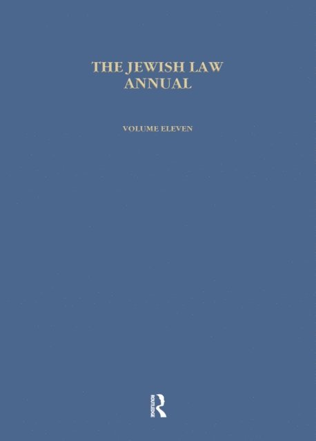 Bernard S. Jackson - Jewish Law Annual (Vol 11), E-bok