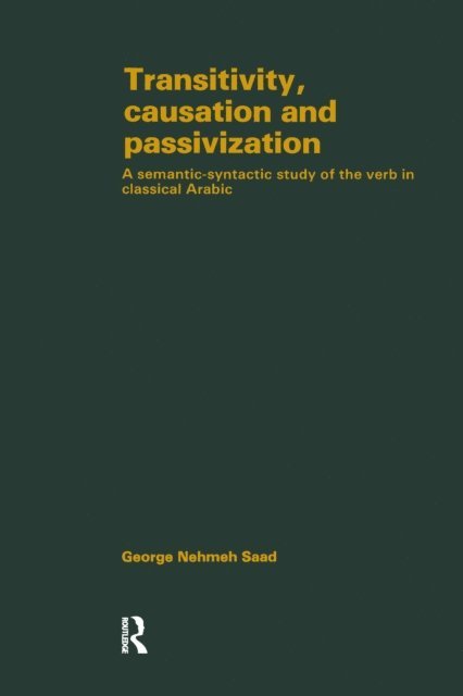 Saad - Transivity Causatn & Passivizatn, E-bok