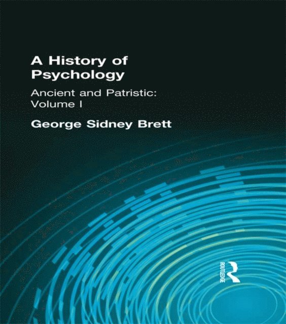 George Sidney Brett - History of Psychology, E-bok