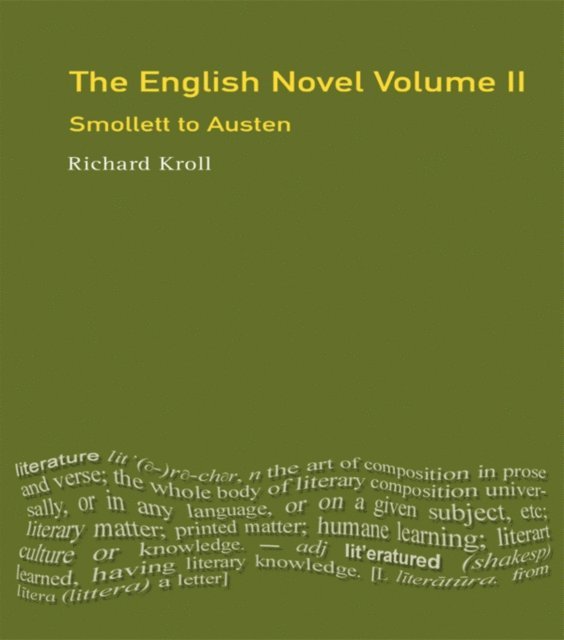 Richard W.F. Kroll - English Novel, Vol II, The, E-bok