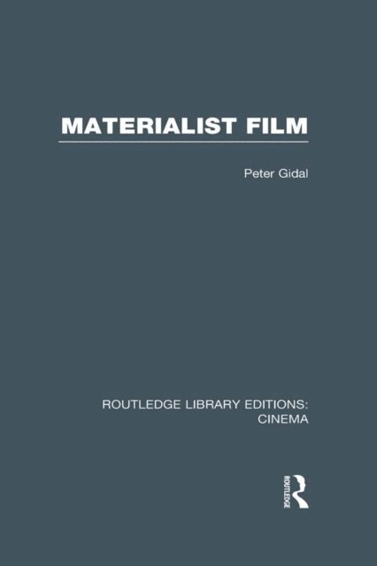 Peter Gidal - Materialist Film, E-bok