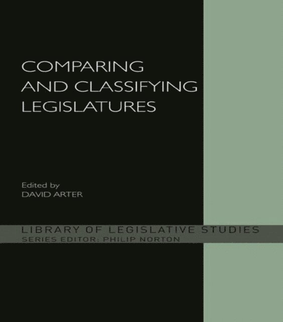 David Arter - Comparing and Classifying Legislatures, E-bok