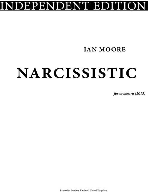 Ian Moore - Narcissistic, E-bok